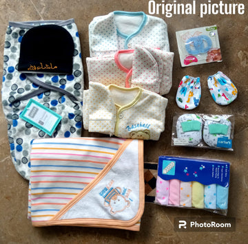 16 Pcs Set for Newborn Baby Winter Premium Quality