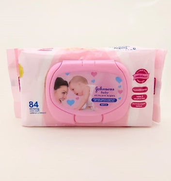 Johnsonn's Baby Skin Care Wipes_84 Strong Cloth Wipes_(200mm*150mm)